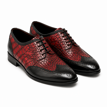 Monaco Crimson Croco  "Ultimate Flagship" - Oslo Leather Co.™