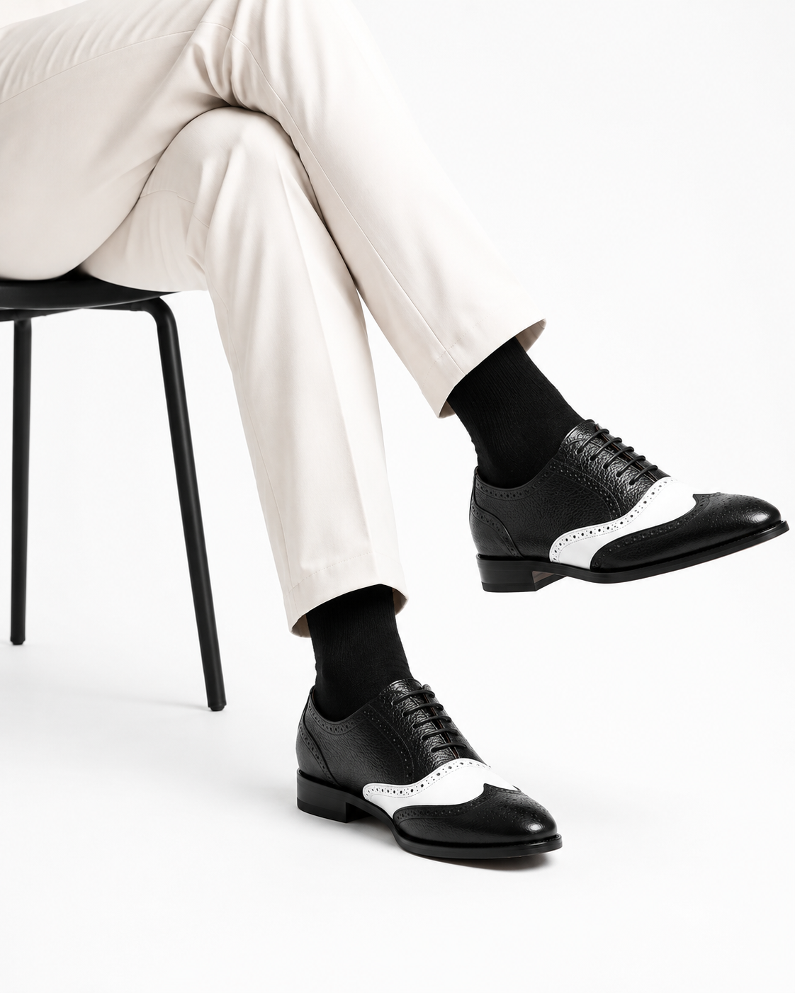 The Monaco Noir White "Ultimate Flagship" - Oslo Leather Co.™