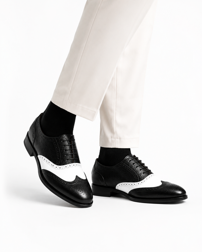 The Monaco Noir White "Ultimate Flagship" - Oslo Leather Co.™