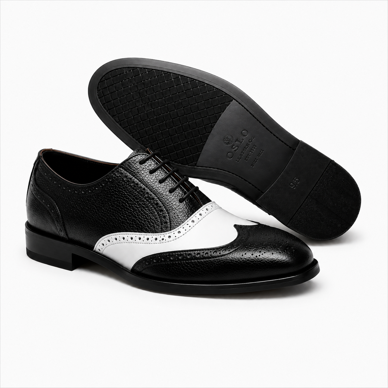 The Monaco Noir White "Ultimate Flagship" - Oslo Leather Co.™