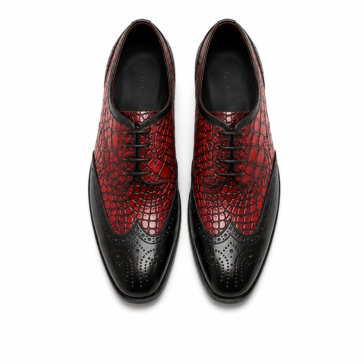Monaco Crimson Croco  "Ultimate Flagship" - Oslo Leather Co.™