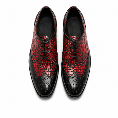 Monaco Crimson Croco  "Ultimate Flagship" - Oslo Leather Co.™