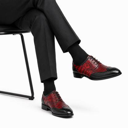 Monaco Crimson Croco  "Ultimate Flagship" - Oslo Leather Co.™
