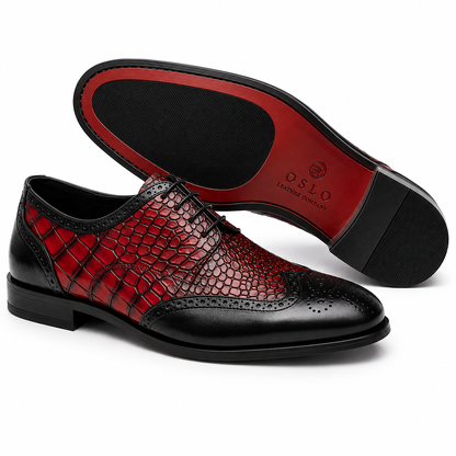 Monaco Crimson Croco  "Ultimate Flagship" - Oslo Leather Co.™