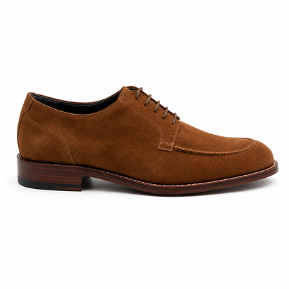 The Monaco Cognac Suede "Heritage" - Oslo Leather Co.™